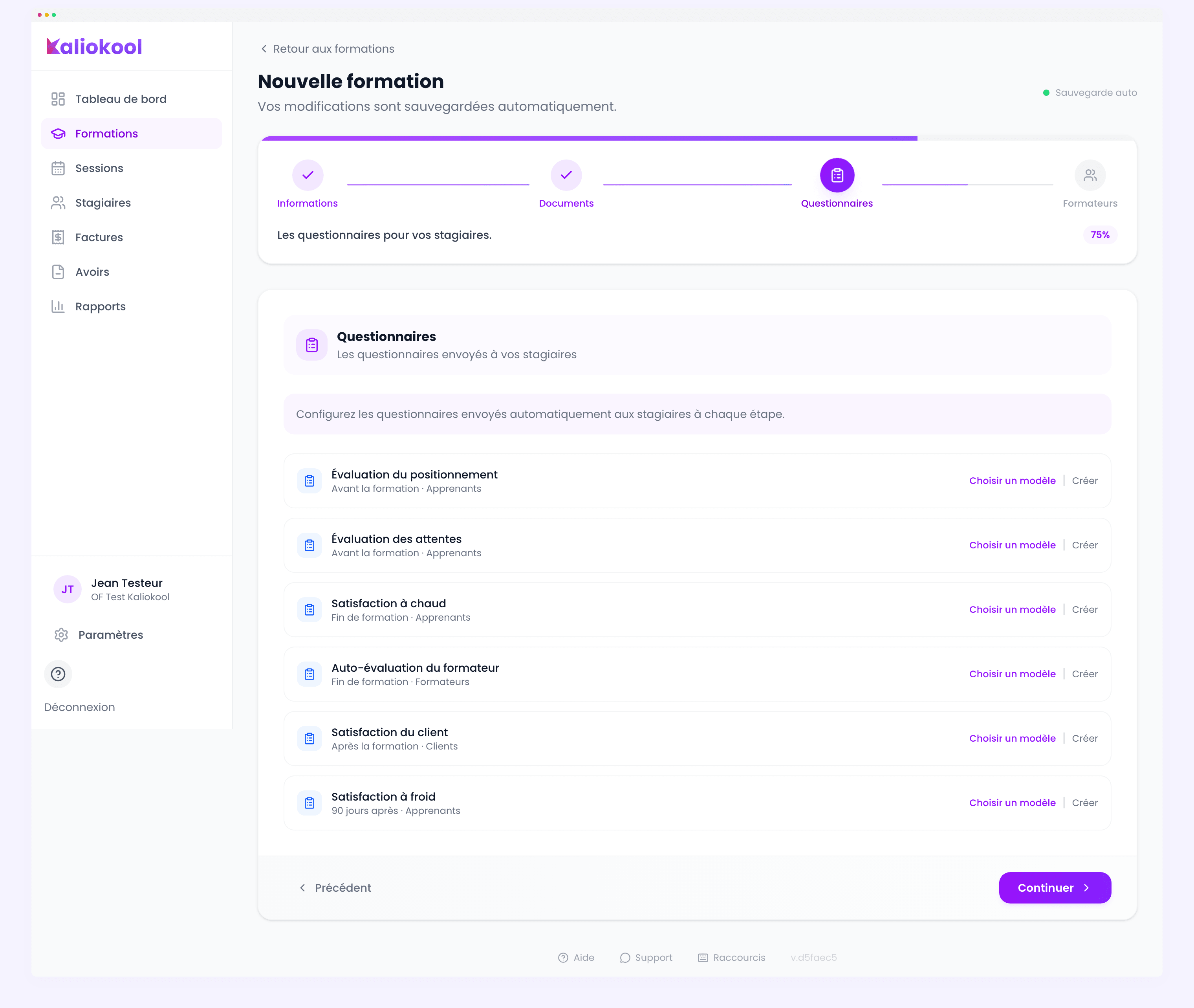Les 6 types de questionnaires